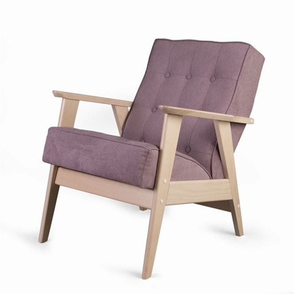 Кресло Ретро (беленый дуб / RS 12 - розовый) в Элисте - изображение