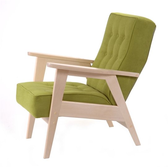 Кресло Ретро (беленый дуб / RS 20 - Лайм) в Элисте - изображение 1