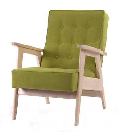 Кресло Ретро (беленый дуб / RS 20 - Лайм) в Элисте - изображение