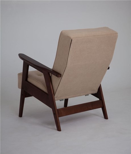 Кресло Ретро (темный тон / RS 03 - бежевый) в Элисте - изображение 2