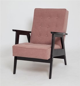 Кресло Ретро (венге / RS 12 - розовый) в Элисте - предосмотр