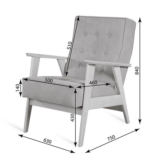 Кресло Ретро (венге / RS29 - бирюзовый) в Элисте - изображение 2
