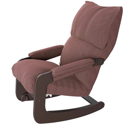 Кресло Трансформер Амадео ВСК №81 (каркас венге, сиденье коричнево-розовое) в Элисте - изображение