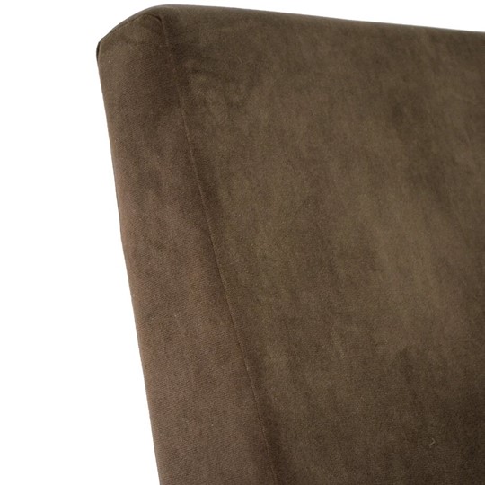 Кресло Денди шпон, ткань ультра шоколад, каркас дуб шампань шпон в Элисте - изображение 11