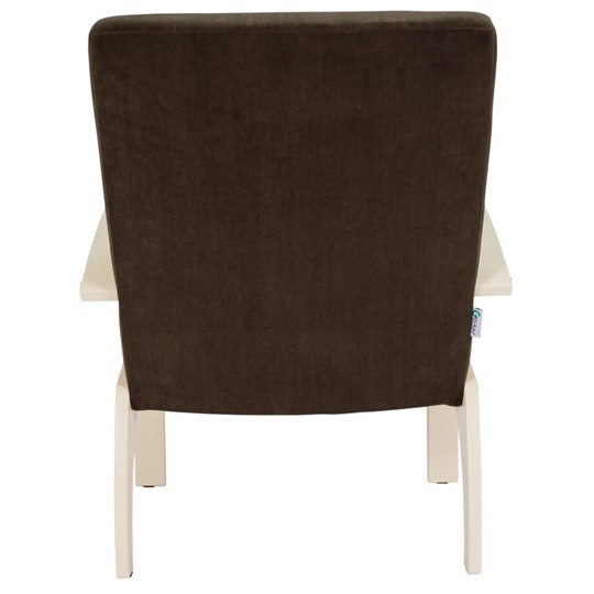 Кресло Денди шпон, ткань ультра шоколад, каркас дуб шампань шпон в Элисте - изображение 7