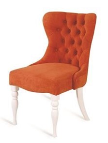 Кресло Вальс (Эмаль белая / Морковный) в Элисте