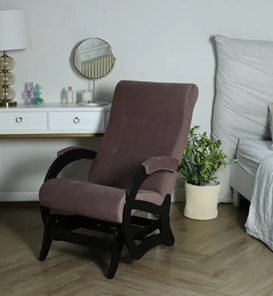 Маятниковое кресло Амелия, ткань кофе с молоком 35-Т-КМ в Элисте - предосмотр 5