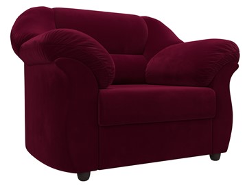 Кресло в гостиную Карнелла, Бордовый (микровельвет) в Элисте - предосмотр
