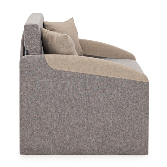 Раскладное кресло Polto серо-коричневый/песочный (рогожка) в Элисте - изображение 11