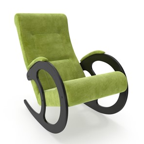 Кресло-качалка Модель 3, Verona 38 Apple Green-велюр в Элисте