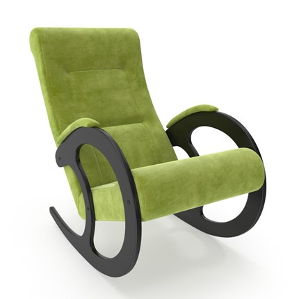 Кресло-качалка Модель 3, Verona 38 Apple Green-велюр в Элисте - изображение