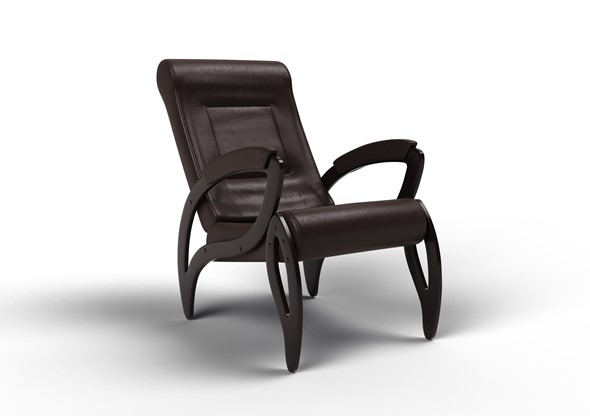 Кресло Зельден, экокожа favorit 7 венге 20-К-В в Элисте - изображение