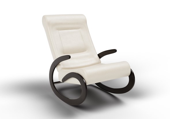 Кресло-качалка Мальта, экокожа favorit 1 крем 10-К-КР в Элисте - изображение