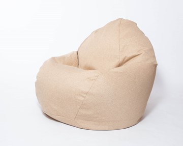Кресло-мешок Макси, рогожка, 150х100, песочное в Элисте - предосмотр