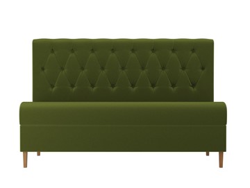 Прямой кухонный диван Бремен, Зеленый (микровельвет) в Элисте - предосмотр 2
