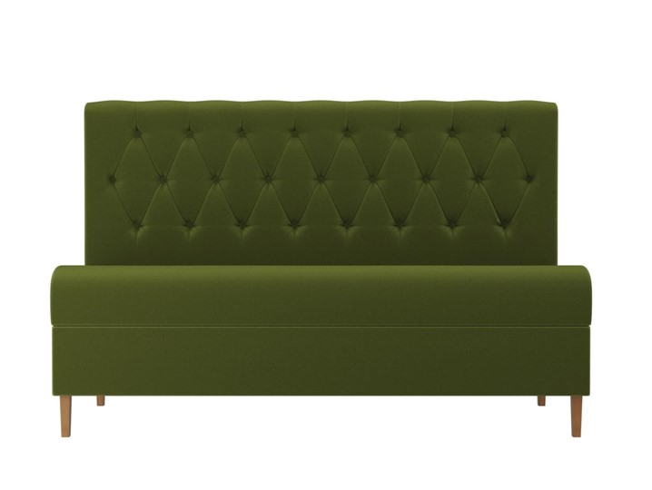 Прямой кухонный диван Бремен, Зеленый (микровельвет) в Элисте - изображение 2