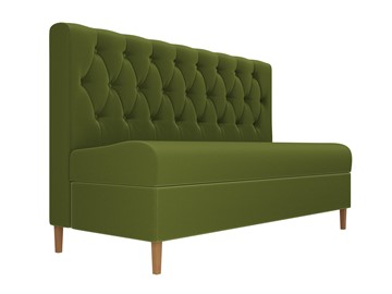Прямой кухонный диван Бремен, Зеленый (микровельвет) в Элисте - предосмотр 3