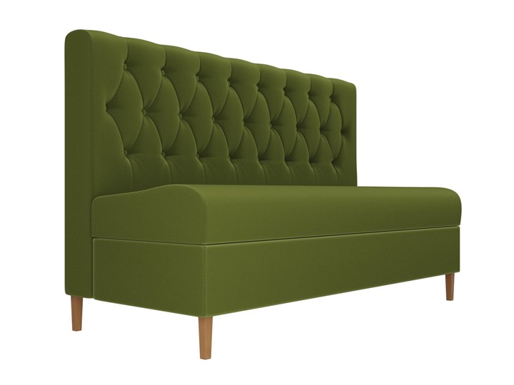 Прямой кухонный диван Бремен, Зеленый (микровельвет) в Элисте - изображение 3