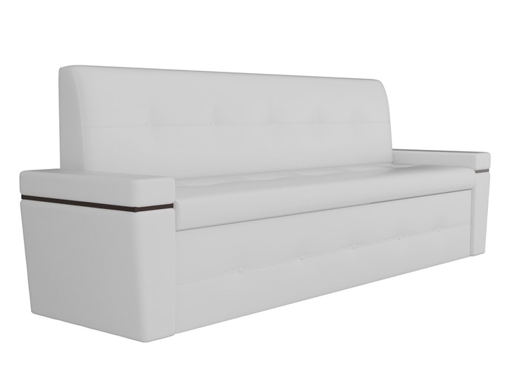 Кухонный диван Деметра, Белый (экокожа) в Элисте - изображение 2