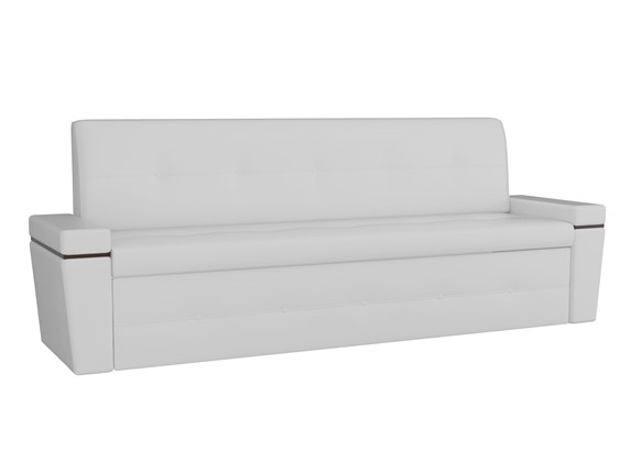 Кухонный диван Деметра, Белый (экокожа) в Элисте - изображение