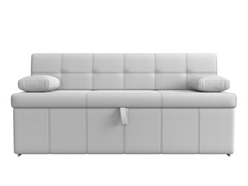 Прямой кухонный диван Лео, Белый (экокожа) в Элисте - предосмотр 8