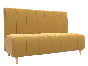 Кухонный прямой диван Ральф, Желтый (микровельвет) в Элисте - предосмотр