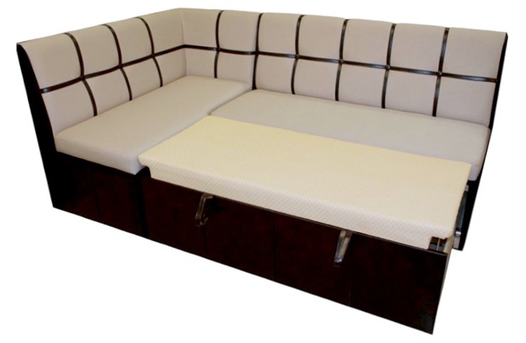 Кухонный угловой диван Квадро 5 со спальным местом в Элисте - изображение 1