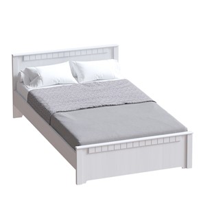 Кровать с основанием Прованс,1600 Бодега белая/Платина премиум в Элисте