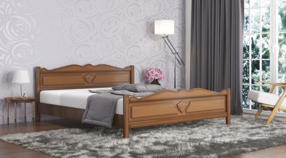 Кровать двуспальная Венеция 160*200 с основанием в Элисте - изображение