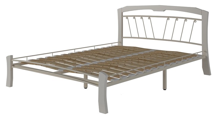 Кровать Муза 4 Лайт, 1600, белый в Элисте - изображение 1