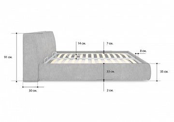 Кровать с механизмом 1.5-спальная Altea 140х200 в Элисте - предосмотр 3