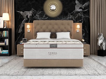 Спальная кровать Орматек Alliance/Podium M 160х200, Флок (Велсофт Какао) в Элисте