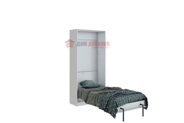 Кровать-шкаф Велена 1, 800х2000, цвет белый в Элисте - изображение