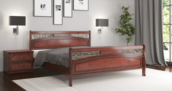 Двуспальная кровать Цезарь 160*195 с основанием в Элисте - изображение