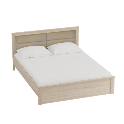 Кровать с подъемным механизмом Элана 1400, Дуб сонома в Элисте - изображение
