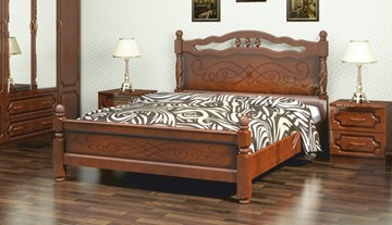 Кровать в спальню Карина-15 (Орех) 160х200 в Элисте