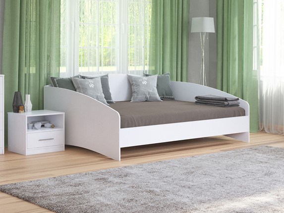 Спальная кровать Этюд Софа 180х200, Белый в Элисте - изображение