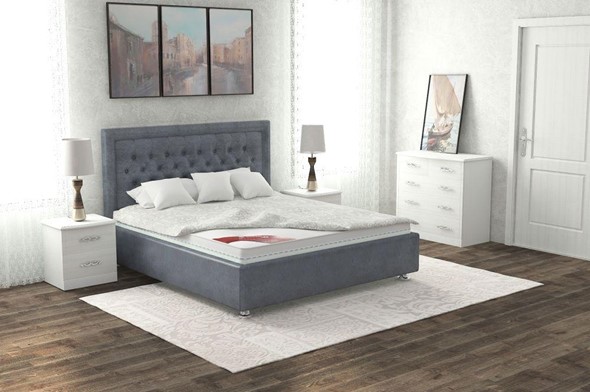 Кровать в спальню Валенсия 160х200 (с основанием) в Элисте - изображение