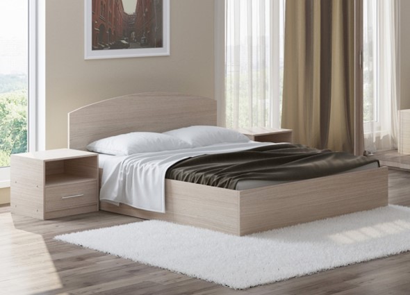 Кровать с механизмом Этюд 120x200, Дуб Шамони в Элисте - изображение