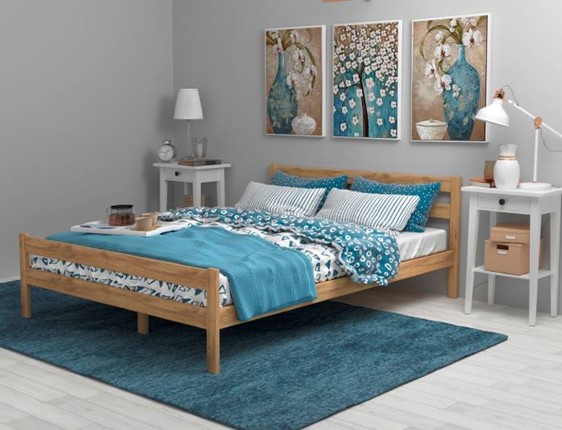 Двухспальная кровать Фортуна 10, 1600Х2000 лак в Элисте - изображение