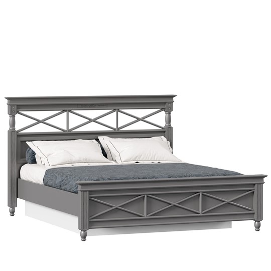 Спальная кровать 1600 с подъемным механизмом Амели (Оникс Серый) ЛД 642.790 в Элисте - изображение 2