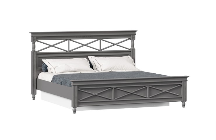 Кровать двуспальная 1800 Амели с подъемным механизмом (Оникс Серый) ЛД 642.820 в Элисте - изображение 2