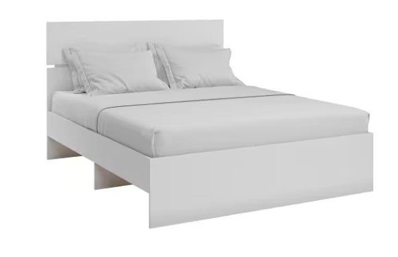 Кровать двуспальная Агата М8, 160х200 белая в Элисте - изображение 2