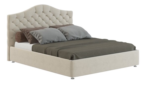 Кровать спальная Алина 160х200 мягкая, с основанием в Элисте - изображение