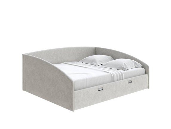 Кровать в спальню Bono 160х200, Рогожка (Levis 12 Лён) в Элисте - изображение