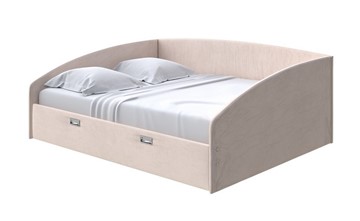 Кровать 2-спальная Bono 160х200, Велюр (Ultra Суфле) в Элисте - предосмотр