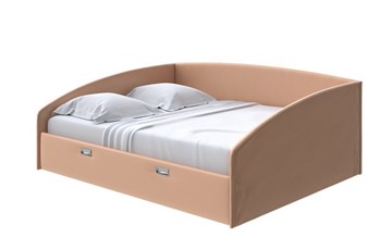Кровать спальная Bono 180х200, Экокожа (Латунный перламутр) в Элисте