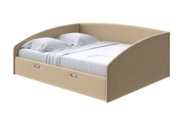 Кровать 2-спальная Bono 180х200, Экокожа (Золотой перламутр) в Элисте