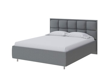 Спальная кровать Chessy 160х200, Рогожка (Savana Grey (серый)) в Элисте