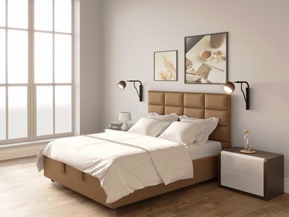 Кровать спальная Chocolate 1600х2000 с подъёмным механизмом в Элисте - изображение